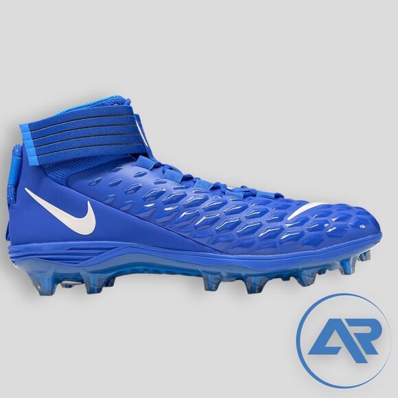 Nike Force Savage Pro 2 Mid Football Cleats Royal Blue White Men's AH4000-400 - Picture 2 of 7